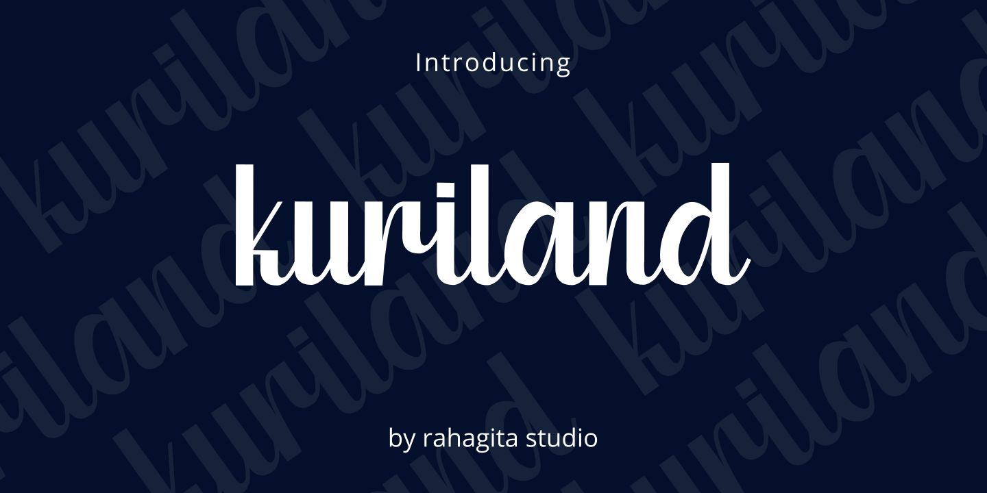 Przykładowa czcionka Kuriland #1